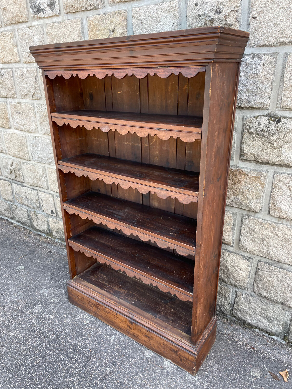 Wooden english bookcase