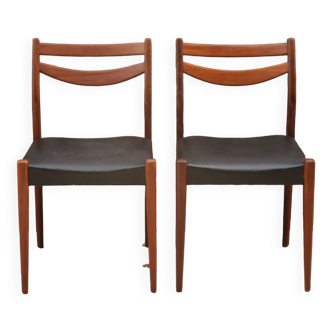 Paire de chaises de style scandinave