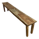 Solid wood unit bench