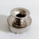 Vintage stainless steel and crystal flower stand