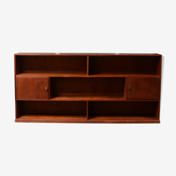 Teak bookcase with integrated bar, Denmark, 1940