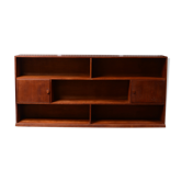 Teak bookcase with integrated bar, Denmark, 1940