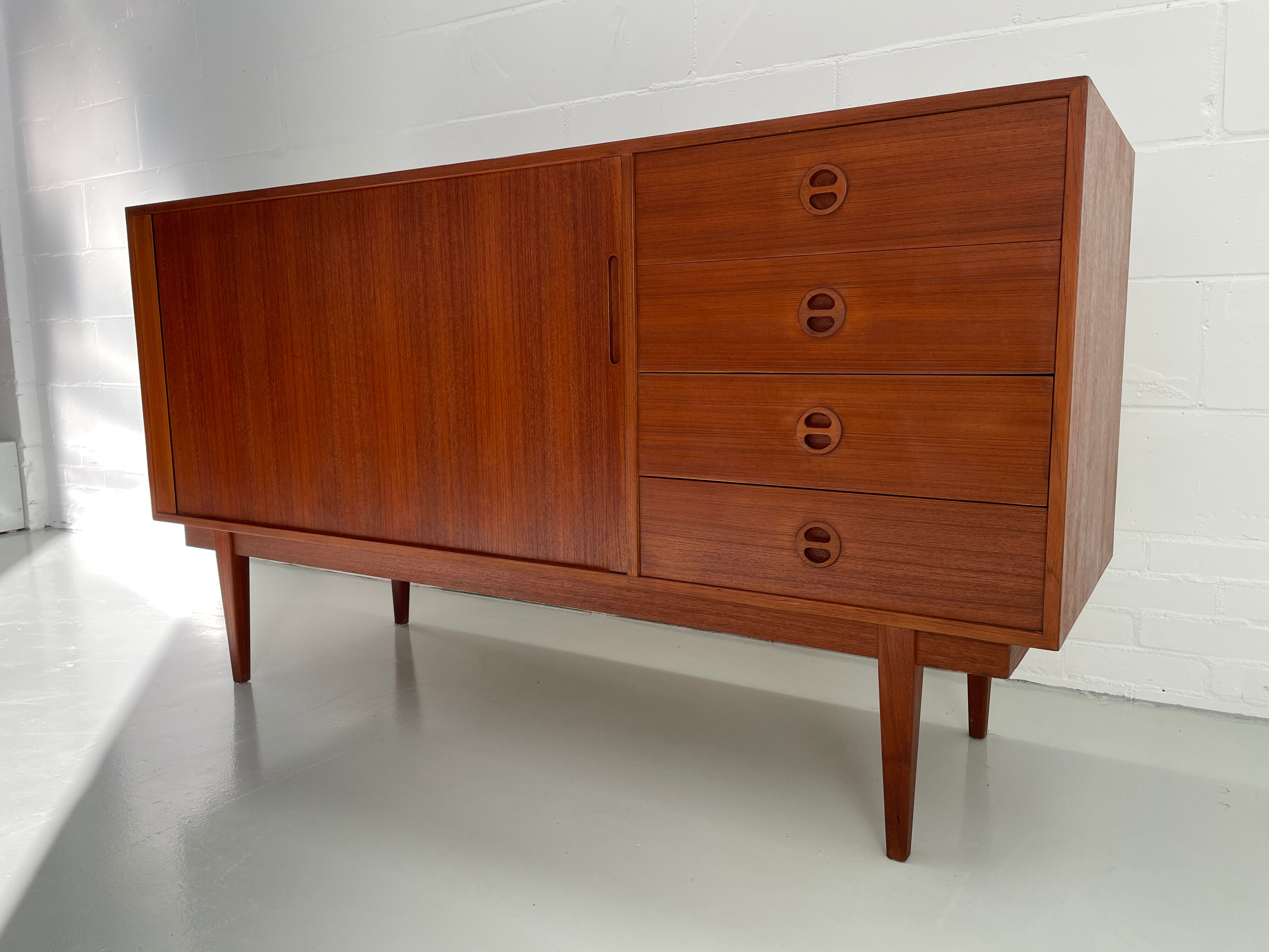 Svante Skogh  sideboard with one Tambour sliding door