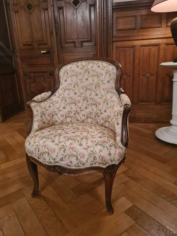 Bergère époque Louis XV, circa 1760.