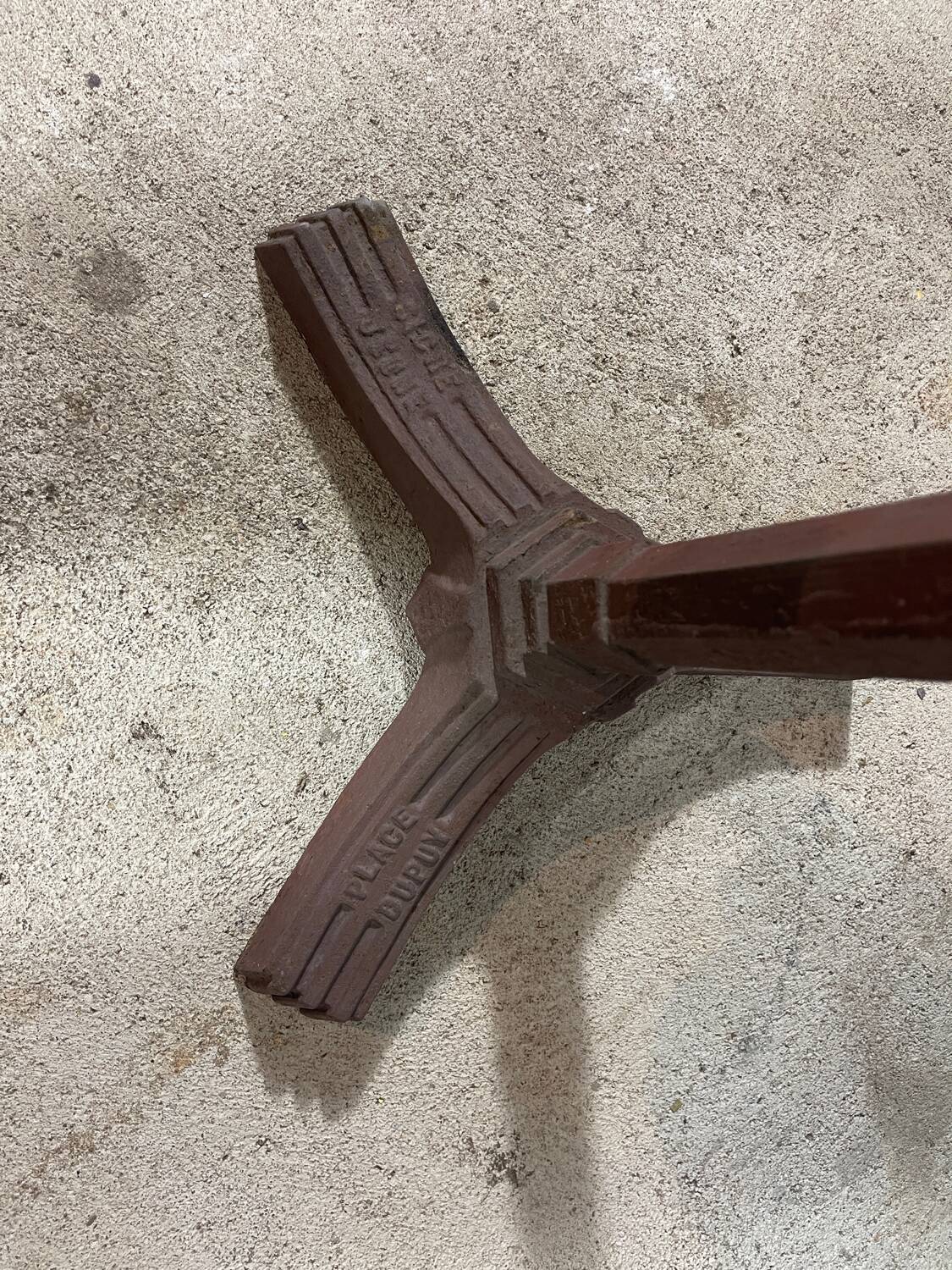 Cast iron bistro table