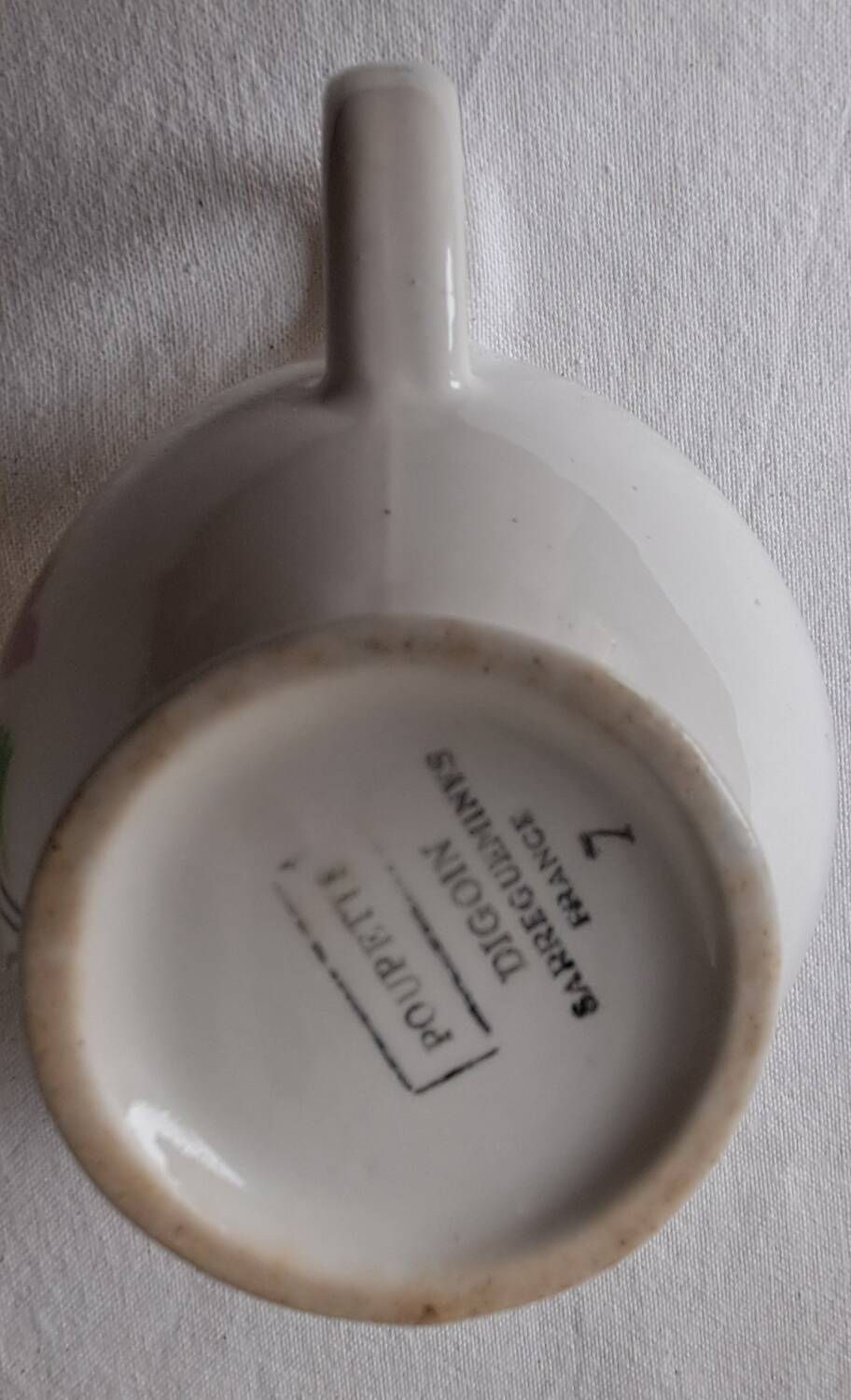 Poupette sauce boat by Digoin Sarreguemines