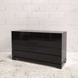 Commode bois laqué design Roche Bobois