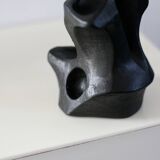 Free-form ceramic, painted black, 1969