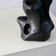 Free-form ceramic, painted black, 1969