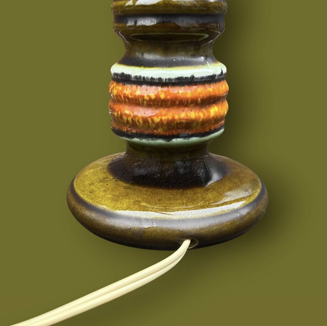 Lamp base West Germany in Fat Lava ceramic – model 576-20