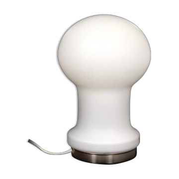 Vintage Glass Table Lamp from Osvětlovací Sklo, 1970s