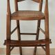 Chaise haute enfant vintage bois