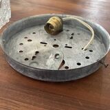 Round vintage glass ceiling light 24cm