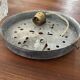 Plafonnier rond en verre vintage 24cm