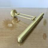 Large articulated brass wall light, Italy, 1980s, 1990s