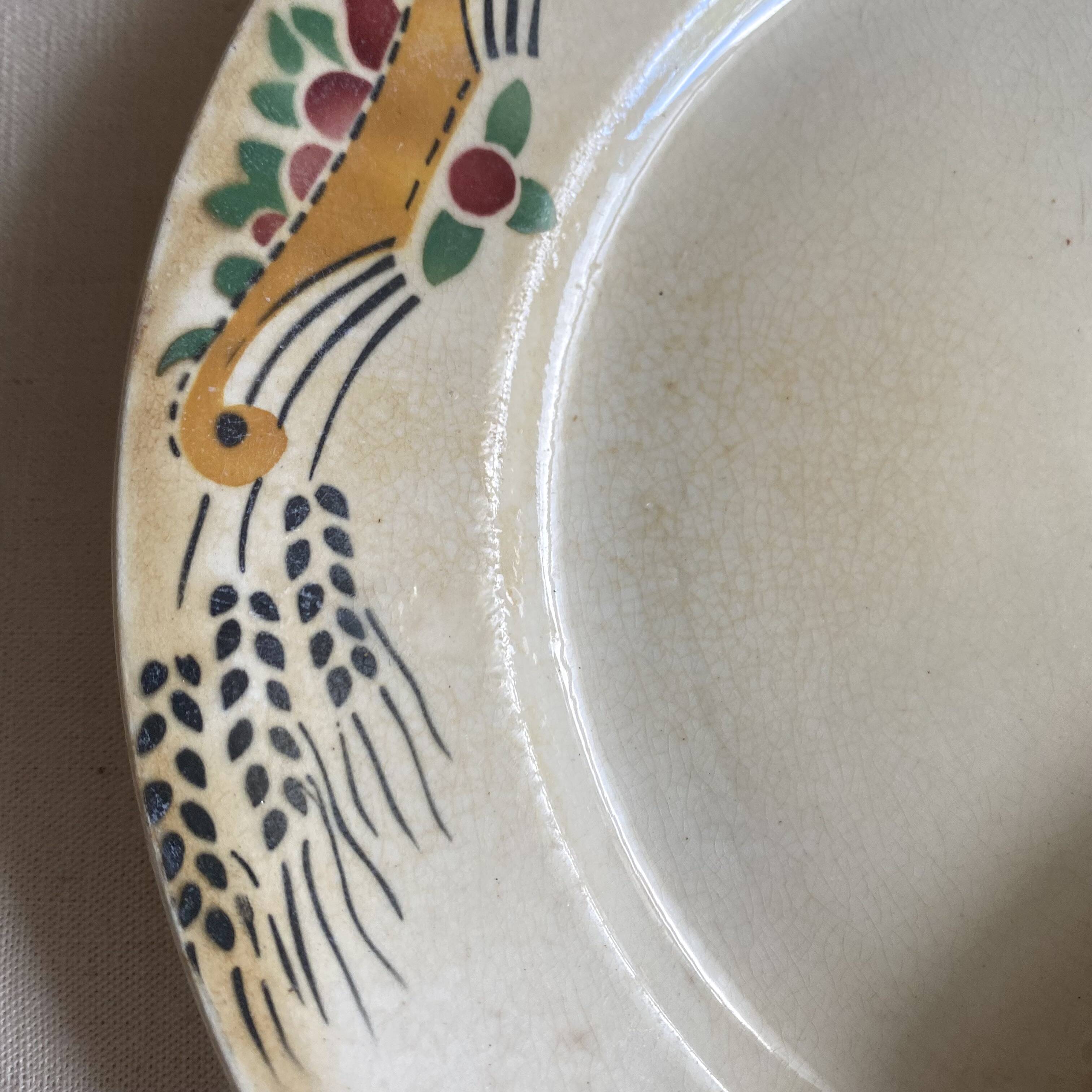 Antique plates from the early 20th century