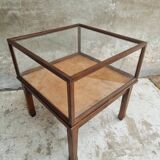 Old display cabinet shop display case or museum cabinet