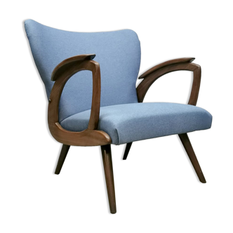 Midcentury scandinavian vintage design wingback chairs