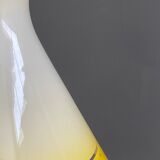 Suspension en verre jaune années 1960
