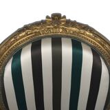 Pair of Louis XVI armchairs, Napoleon III era, restored and reupholstered with Duchess DEDAR