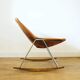 Fauteuil G1 de Pierre Guariche en cuir cognac
