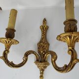 Wall lamp style Louis XV in bronze