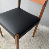 1970’s mid century drop leaf dining table and 4 dining chairs by Schreiber