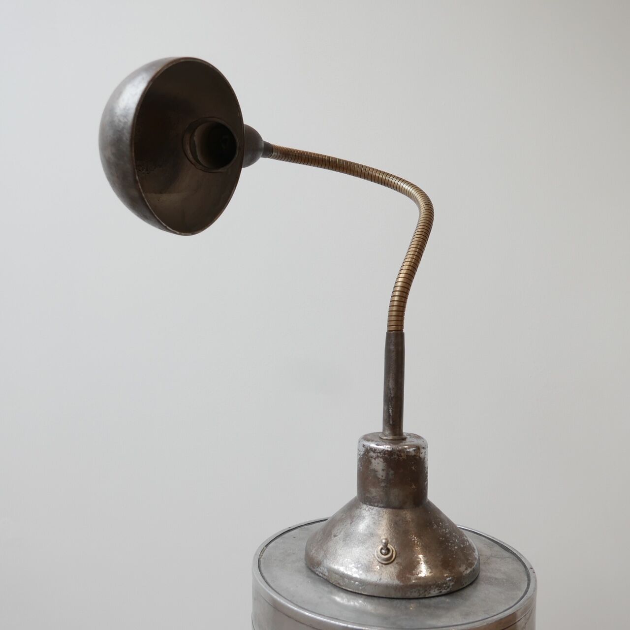 French industrial adjustable task lamp