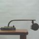 Art Deco brass piano lamp, circa 1930