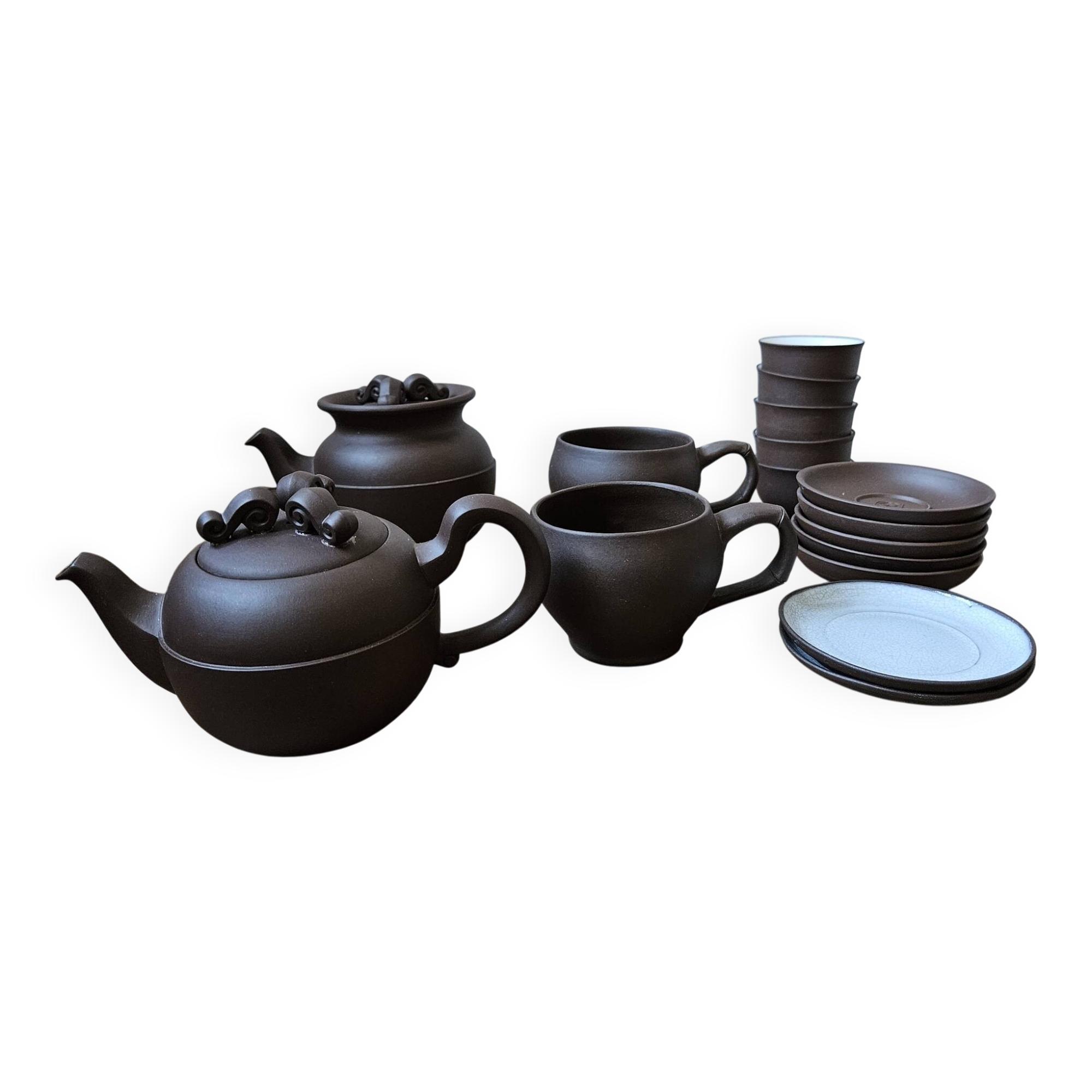 Yixing clay tea set