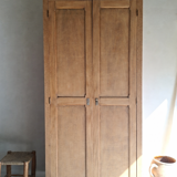 Parisian wardrobe in solid beech wood