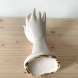 Ceramic hand vase