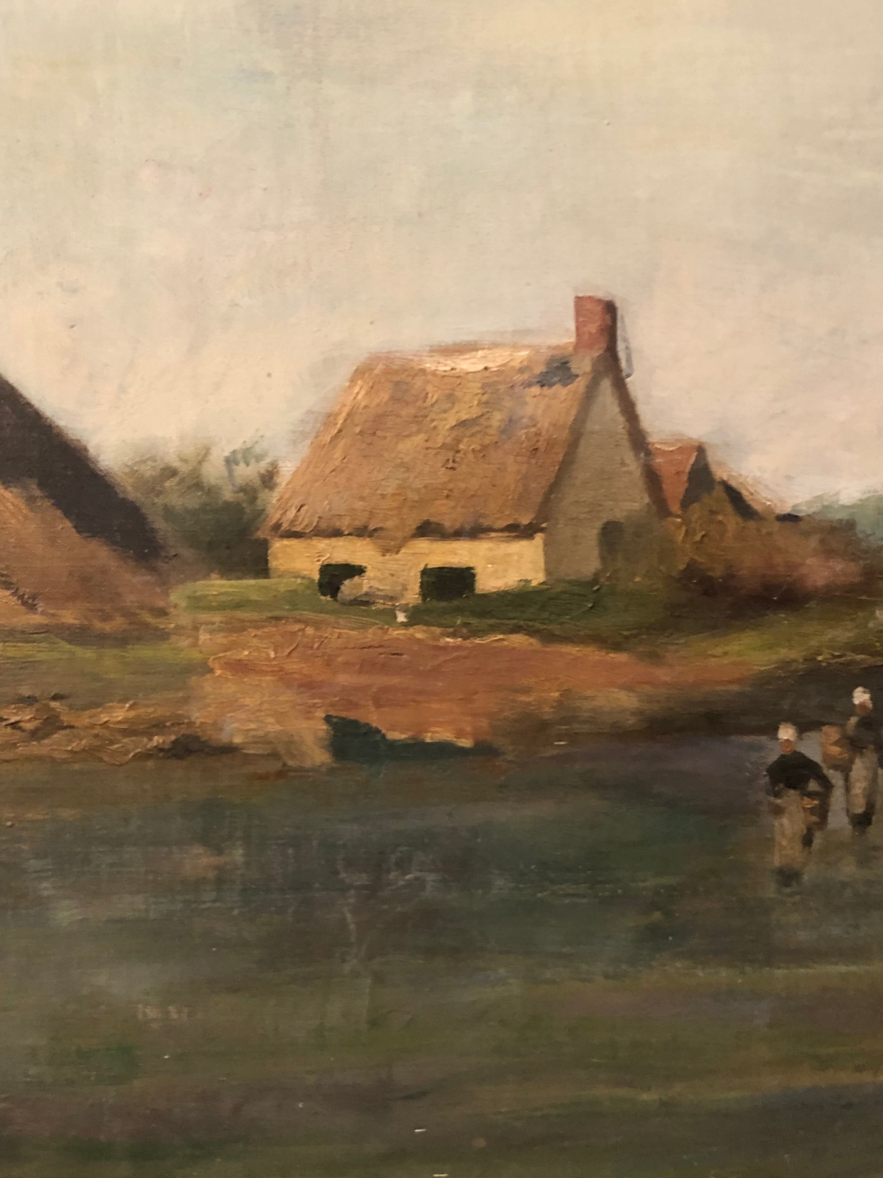 Oil on canvas by Antoine Guillemet (1841 - 1918)