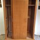 Compas feet cabinet 2 oak sliding doors - 50s