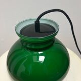 Vintage green opaline portable lamp