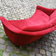 Arc years 50/60 Curved Arc styl Italian sofa