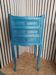 Royal blue bedside table
