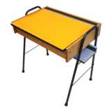Children's desk orange tray
