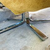 Space age mustard armchair