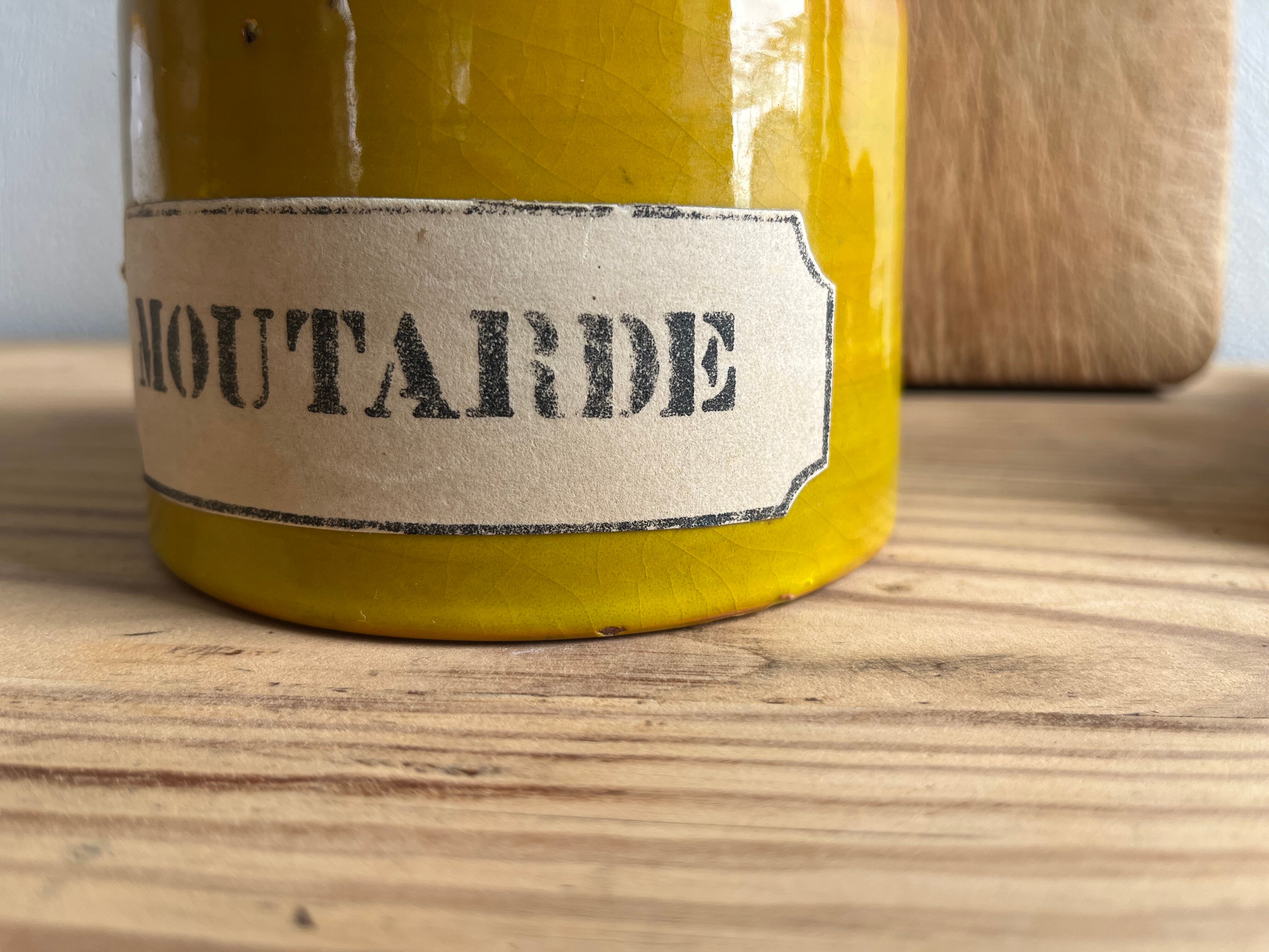 Mado Jolain mustard pot