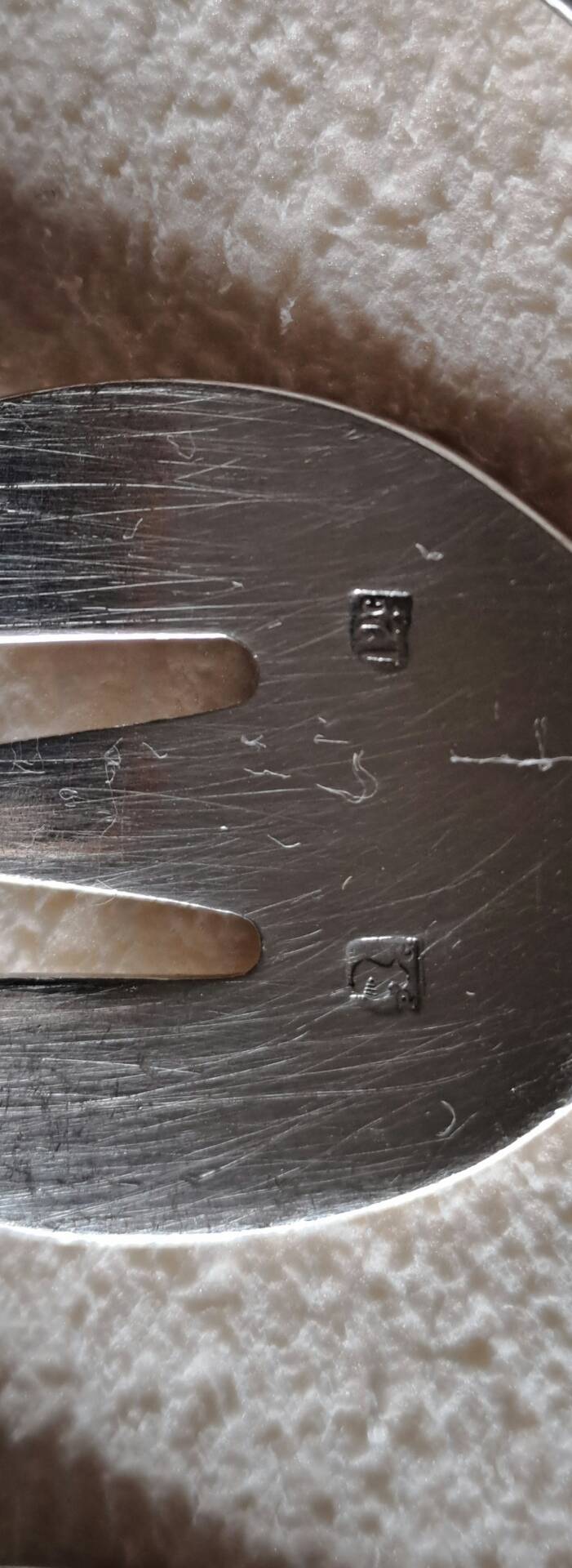 6 Art Deco oyster forks by Jean François Guillaumot
