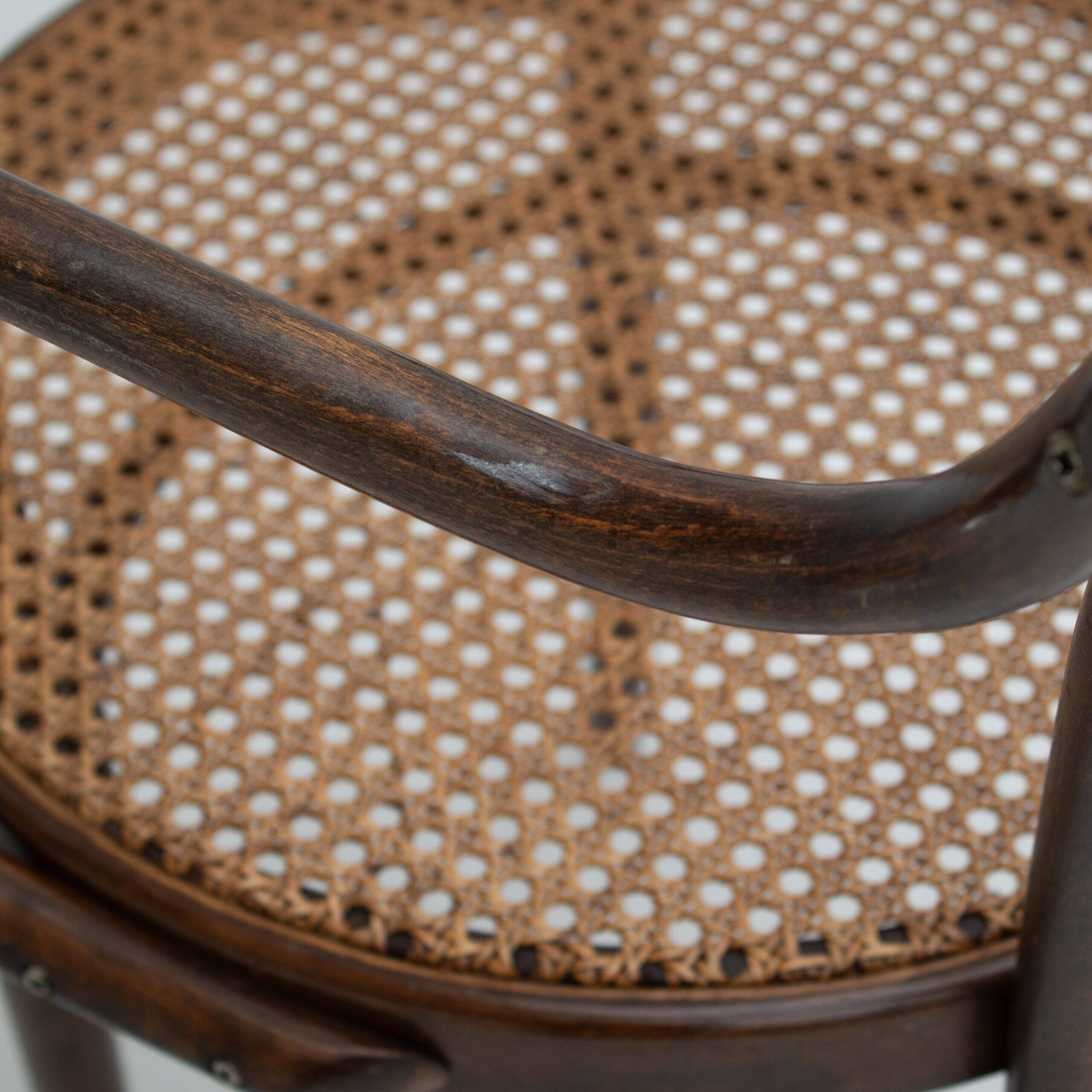 Pair of Thonet bentwood armchairs