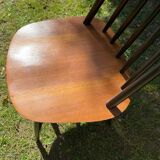 Chaise bicolore style Tapiovara vers 1960