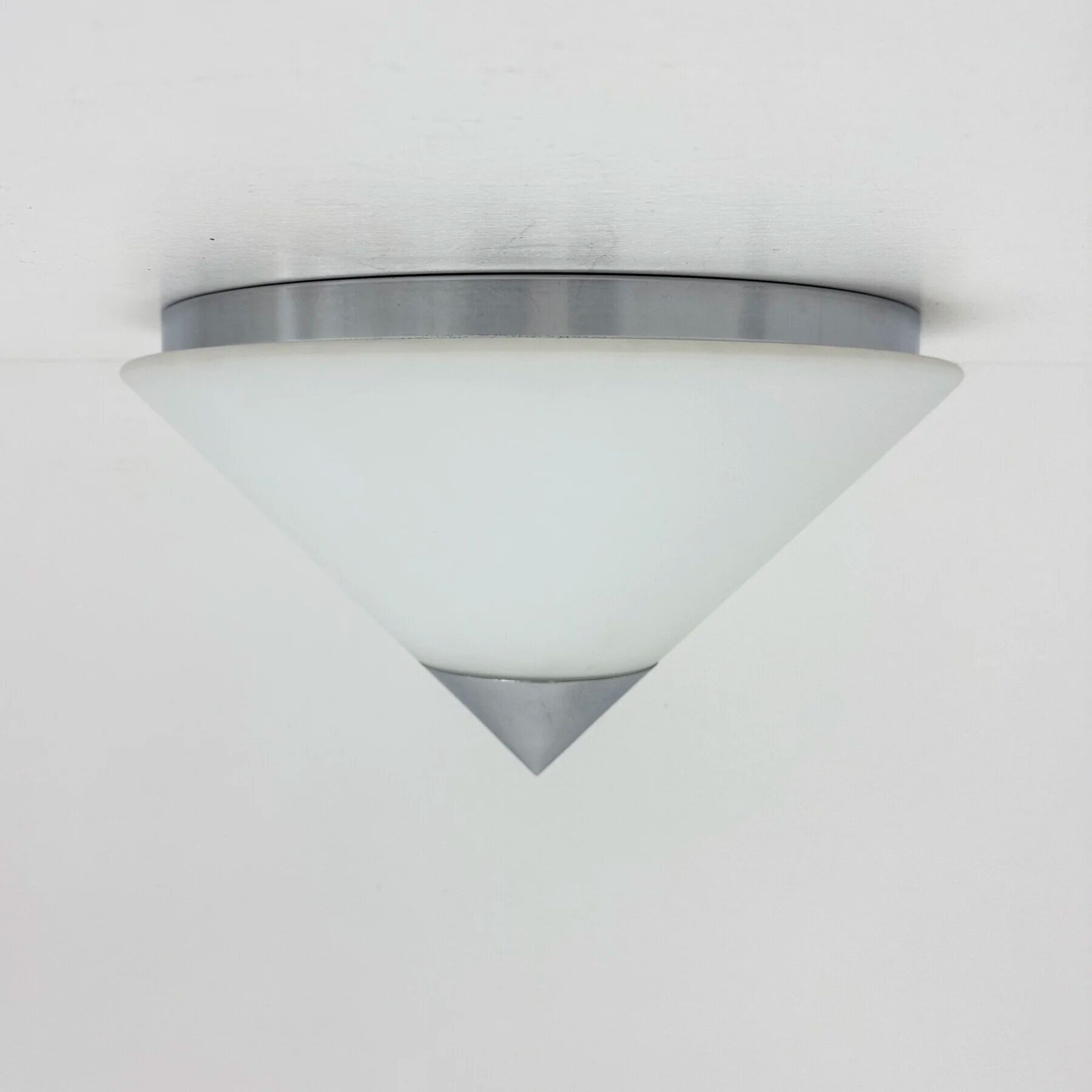 Limburg Glashütte wall ceiling lamp flush mount, 1970s
