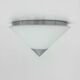 Limburg Glashütte wall ceiling lamp flush mount, 1970s