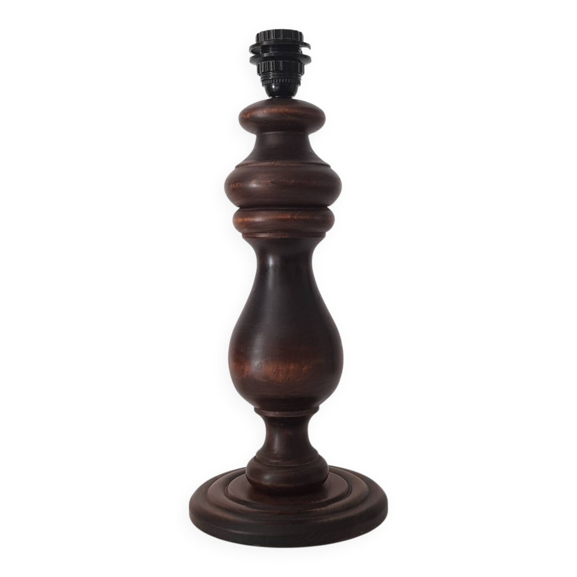Wooden lamp base