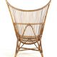 Rattan Armchair XL - mid century modern - japandi - very rare model