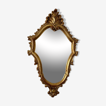Miroir classique doré 57 x 34 cm