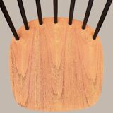 Two Scandinavian design chairs, Fanett style
