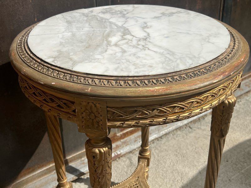Guéridon ancien de style Louis XVI